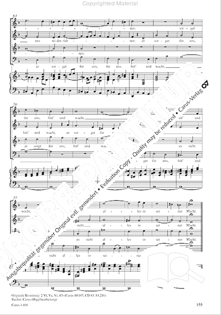 Choral collection Mendelssohn - editionchor Choir scores gallery preview page 156