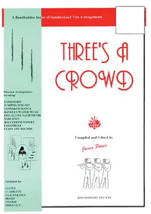 Book cover for Power: Three's A Crowd Brass Trios Book 3