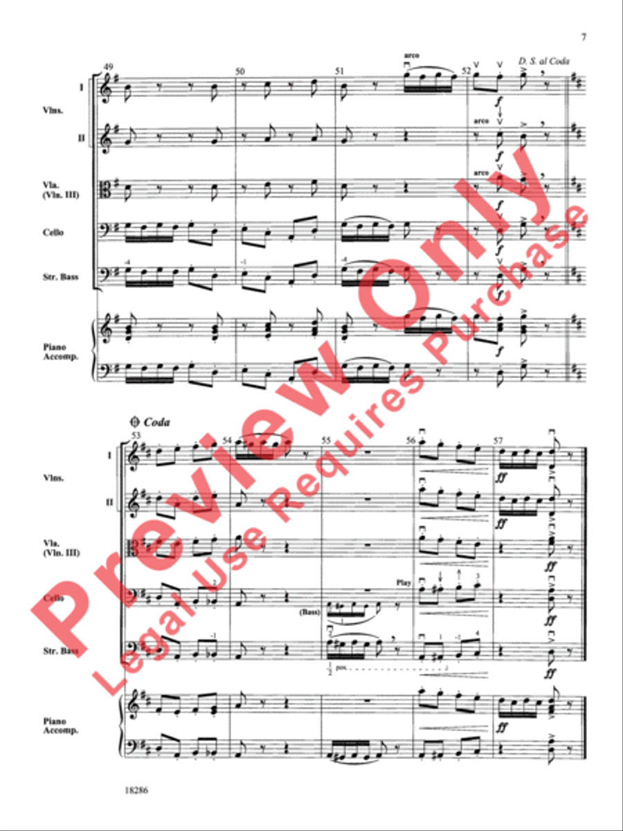 Fiddle Finger Frenzy Fiddle Finger Frenzy String Orchestra scores gallery preview page 8