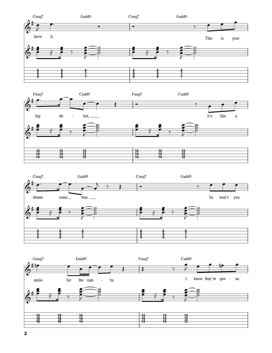 Peg Peg Acoustic Guitar scores gallery preview page 2