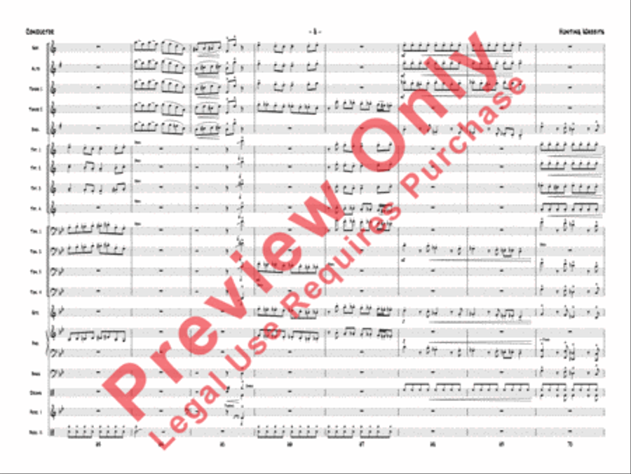Hunting Wabbits Jazz Ensemble scores gallery preview page 11