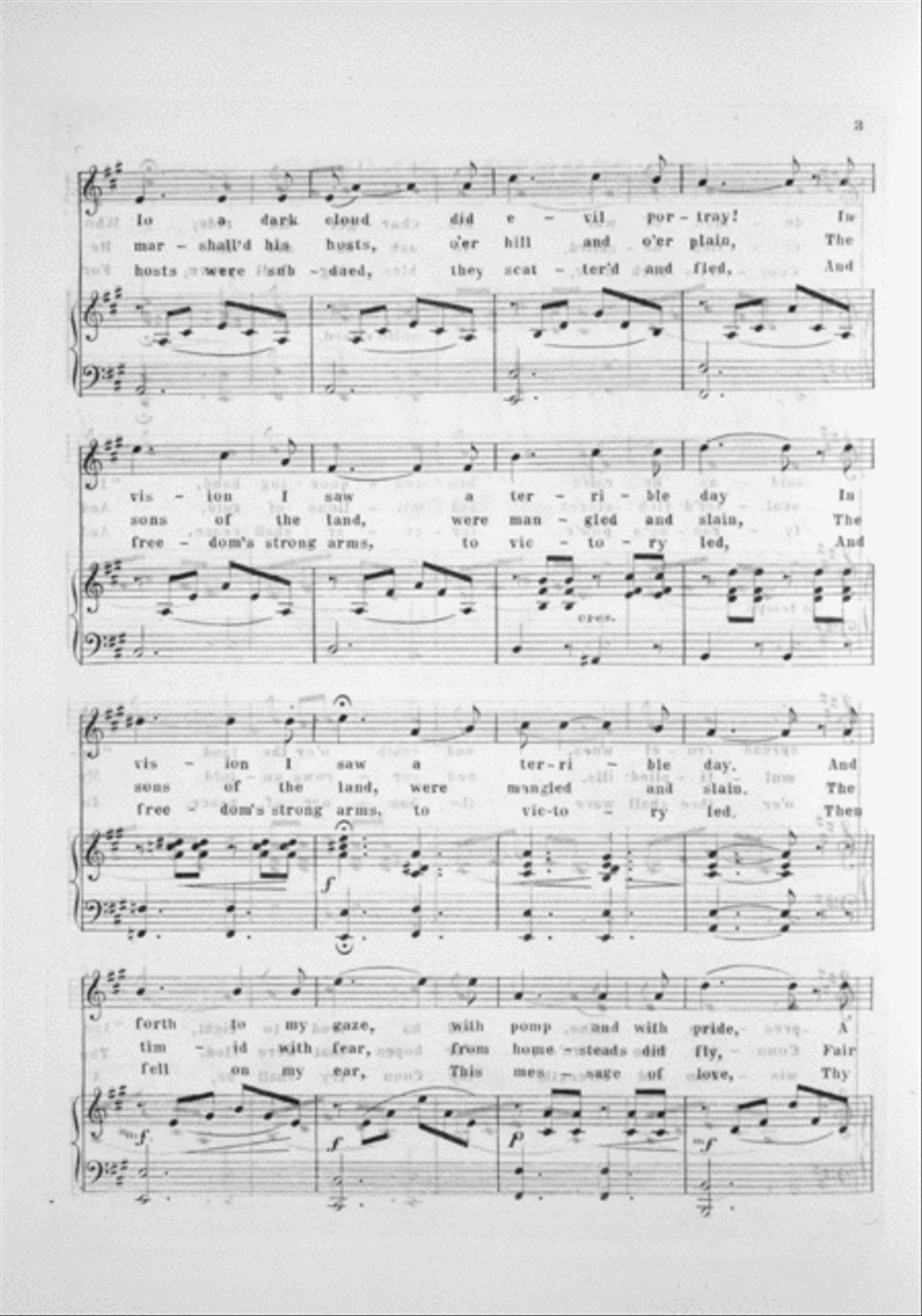 My Country so Dear. A Vision of the American War Voice scores gallery preview page 3