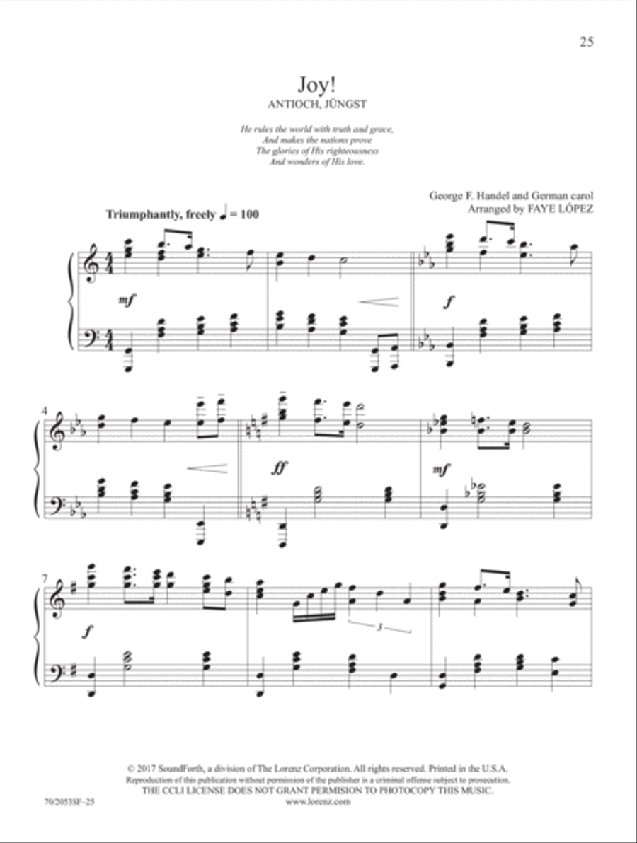 Peace on Earth Peace on Earth Piano Solo scores gallery preview page 16