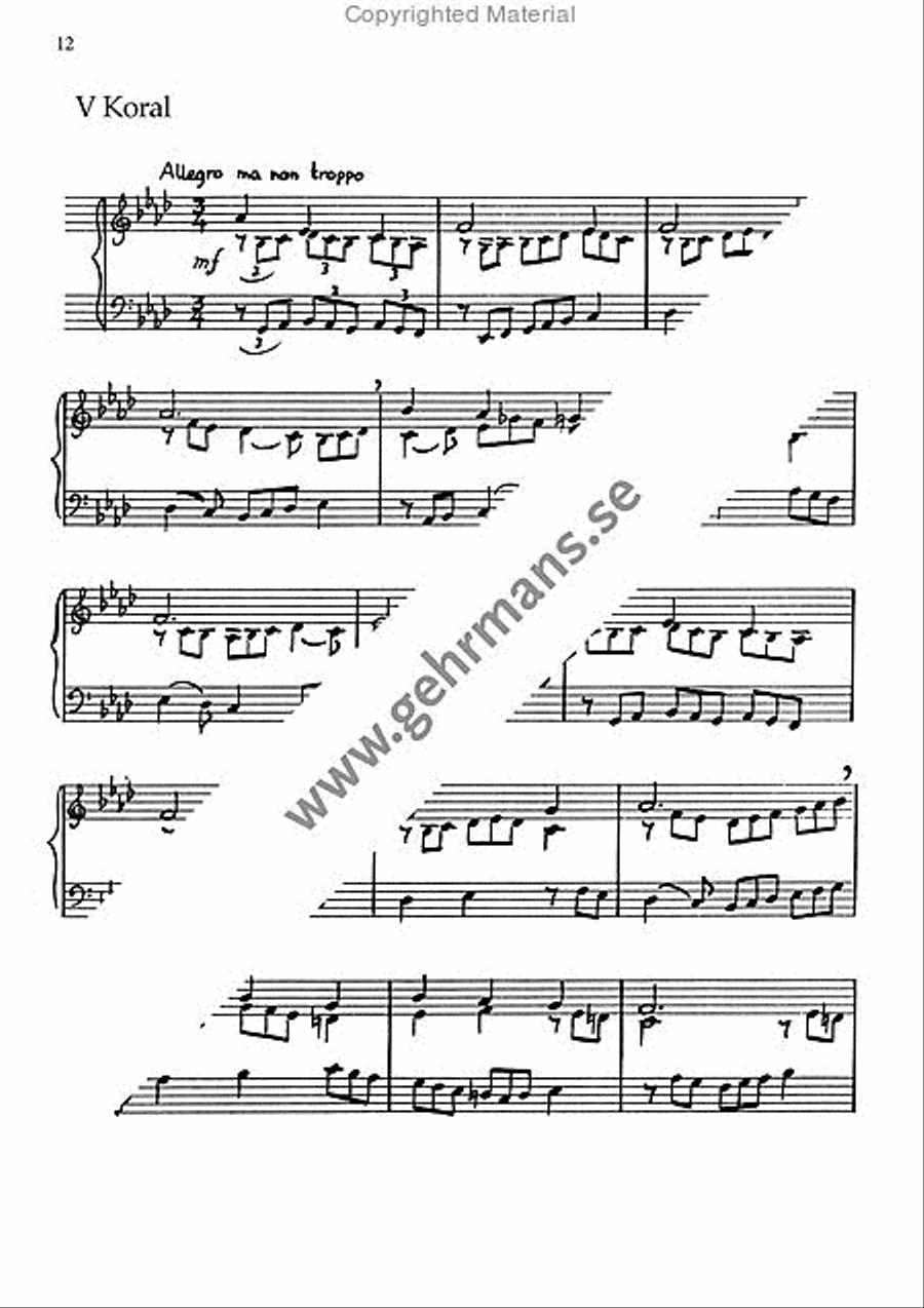 Komme ditt rike Organ Solo scores gallery preview page 7