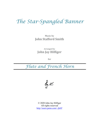 Book cover for The Star-Spangled Banner for Flute and French Horn
