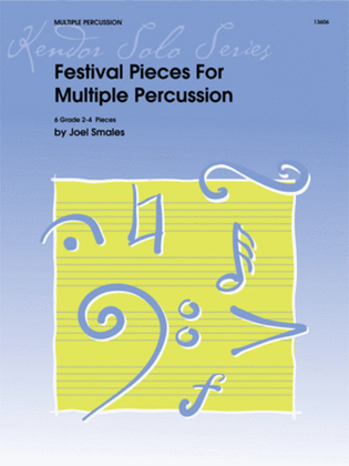 Book cover for Festival Pieces For Multiple Percussion