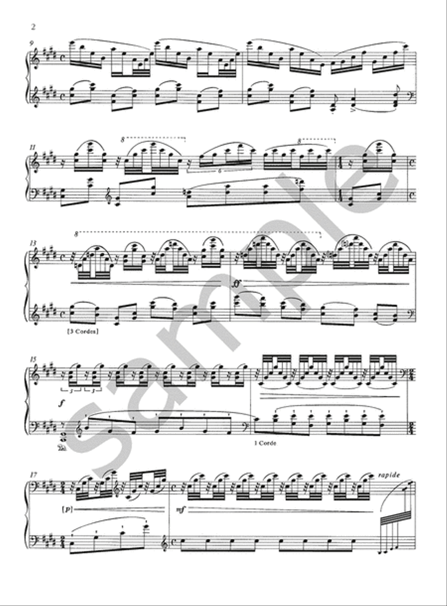 Jeux d'eau for Piano Piano scores gallery preview page 5