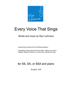 Book cover for Every Voice That Sings