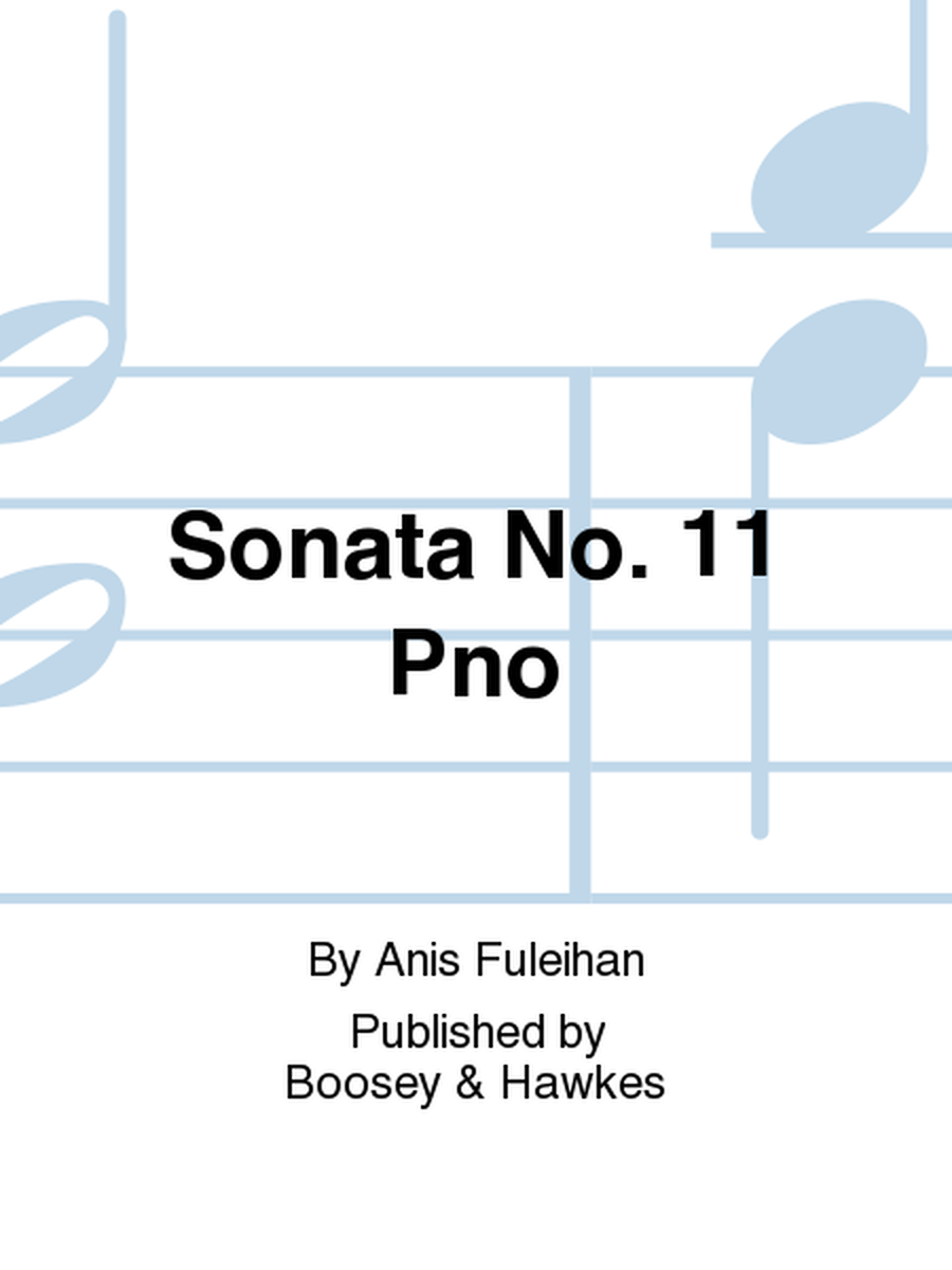 Sonata No. 11 Pno