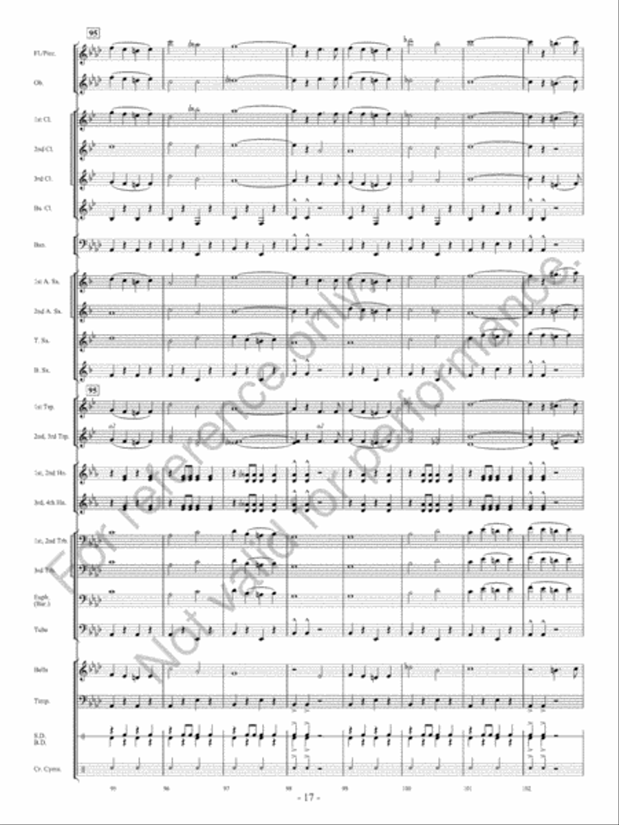 Freedom City Concert Band scores gallery preview page 18