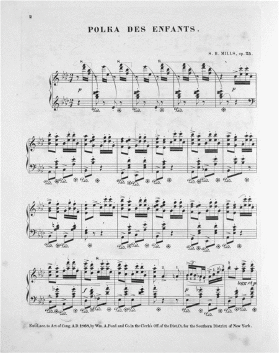 Toujours Gai! (Polka Des Enfants) Piano Solo scores gallery preview page 2