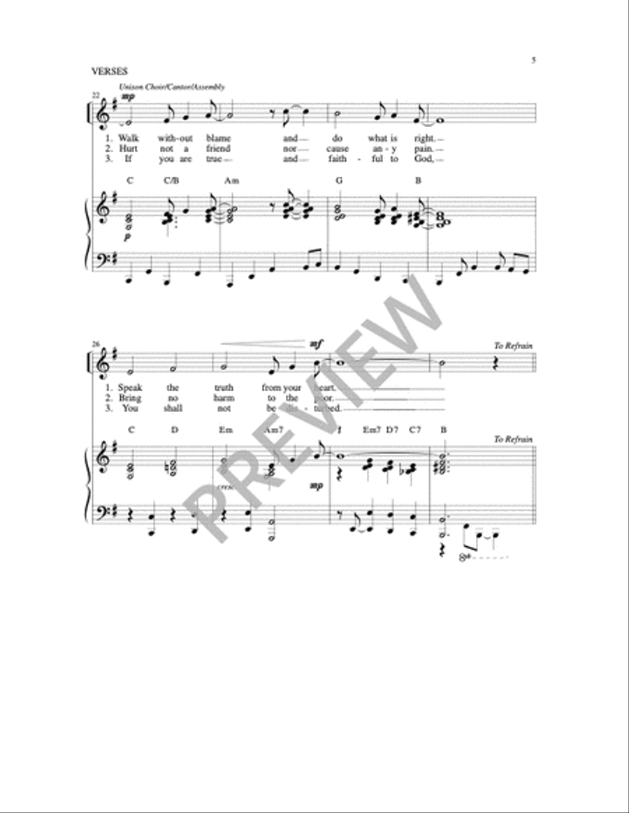 Doing Justice 4-Part scores gallery preview page 6