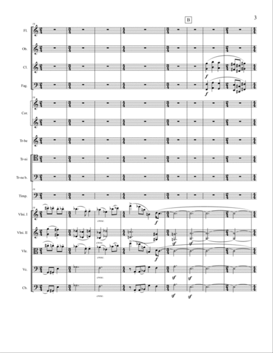 Symphony No. 4 - Score Only Full Orchestra scores gallery preview page 3