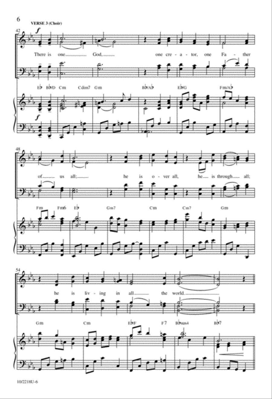 Great Is Your Name 4-Part scores gallery preview page 4