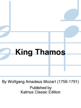 Book cover for King Thamos