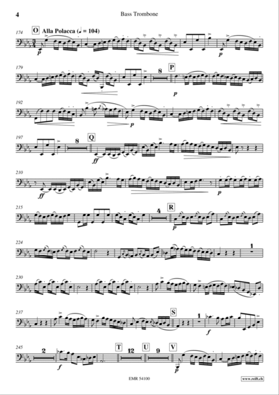 Concertino Eb Minor Trombone scores gallery preview page 5