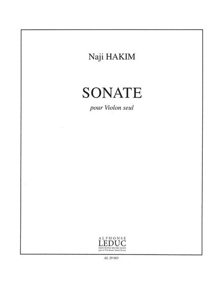 Sonate Pour Violon Seul