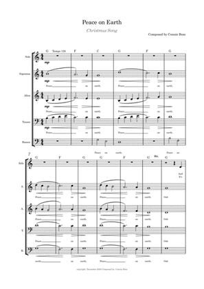 Peace on Earth - Christmas Song - SATB A cappella
