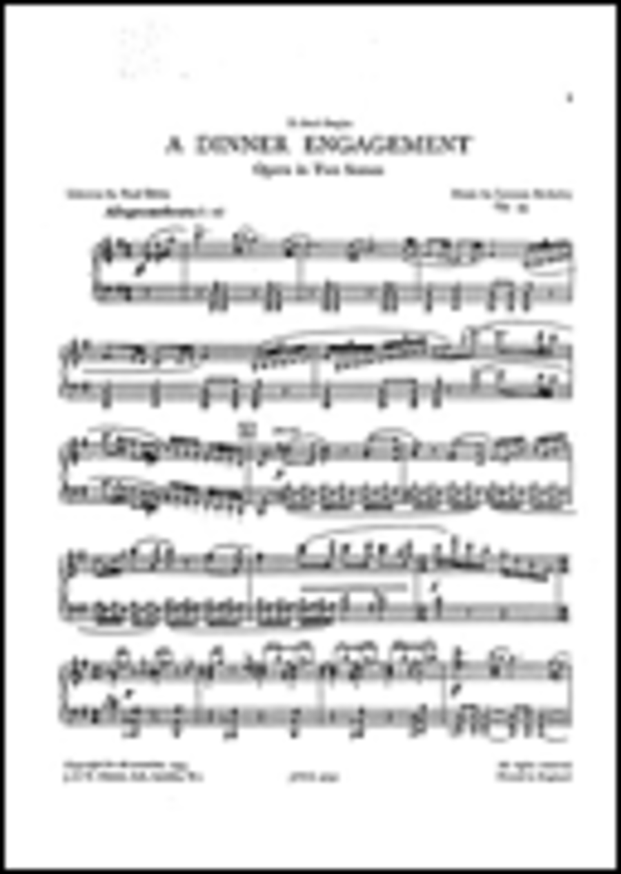 A Dinner Engagement Voice scores gallery preview page 1