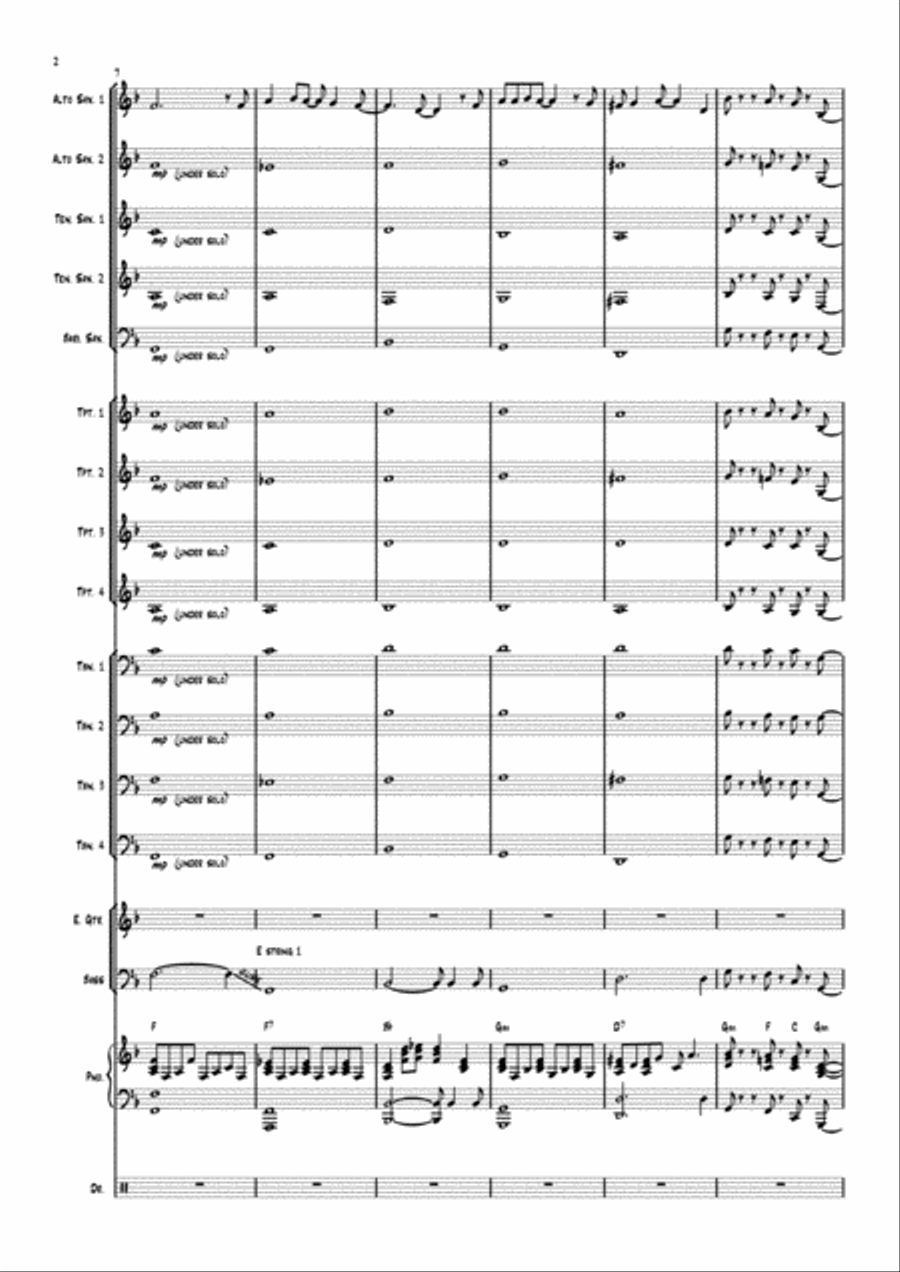 Don't Stop Me Now Don't Stop Me Now Jazz Ensemble scores gallery preview page 2