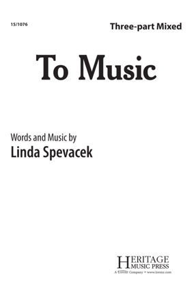 Book cover for To Music