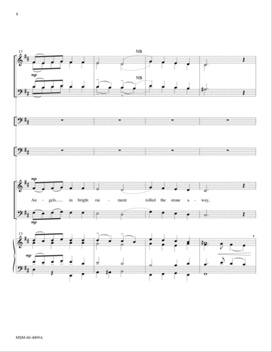 Thine Is the Glory Choir scores gallery preview page 4