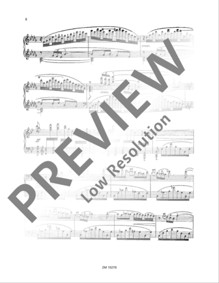 Sonata B flat minor Piano Solo scores gallery preview page 9