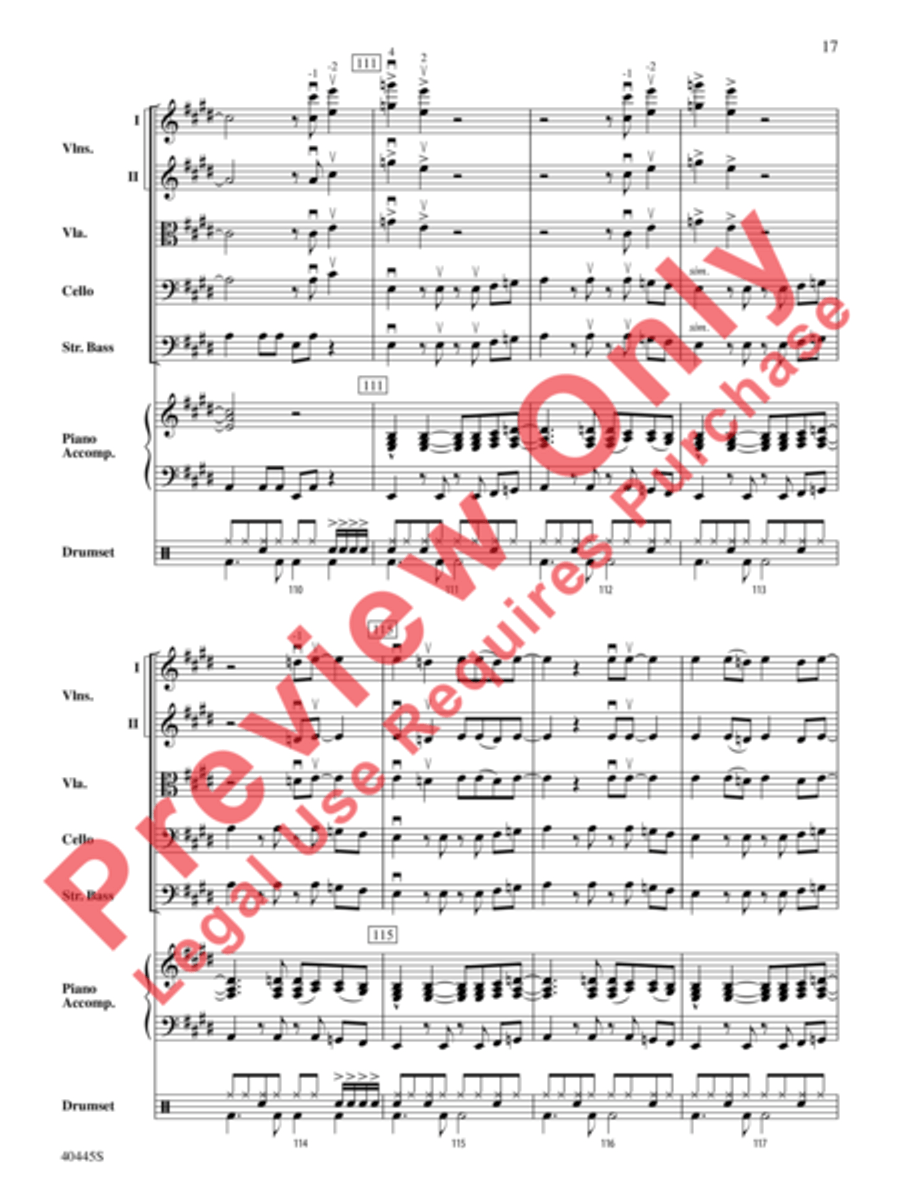 The Rolling Stones on Tour String Orchestra scores gallery preview page 18