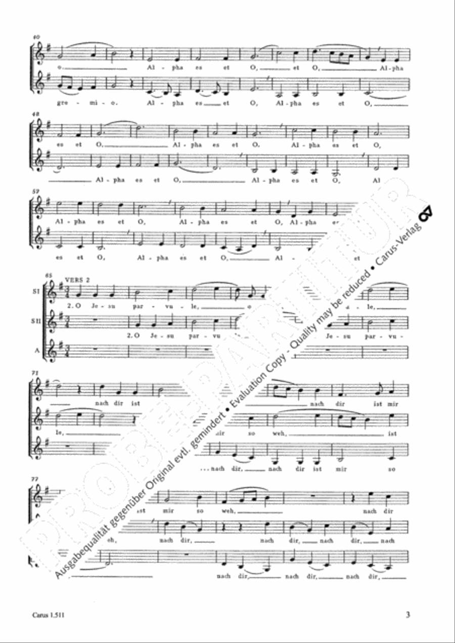 In dulci jubilo (Nun singet und seid froh) 4-Part scores gallery preview page 4