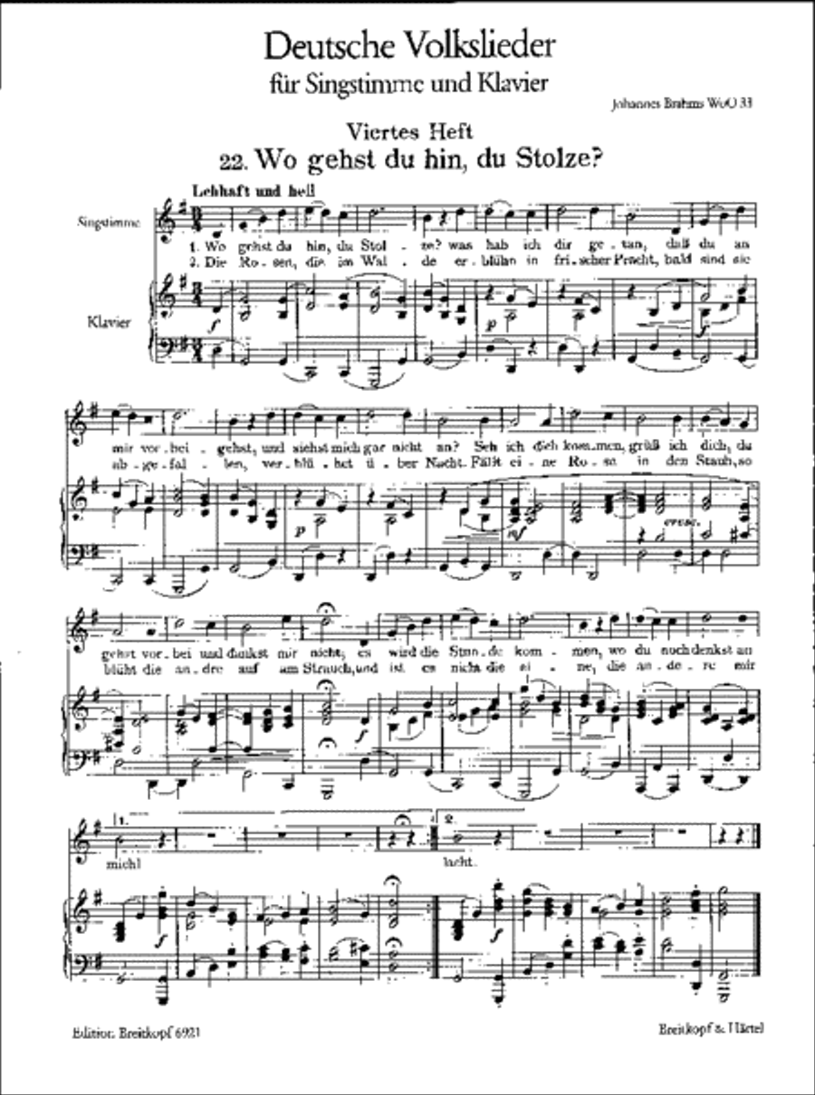 German Folk Songs WoO 33 Voice Solo scores gallery preview page 2