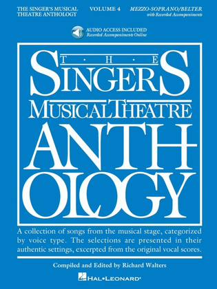 Book cover for Singers Musical Theatre Anth V4 Mez Sop Book/Online Audio