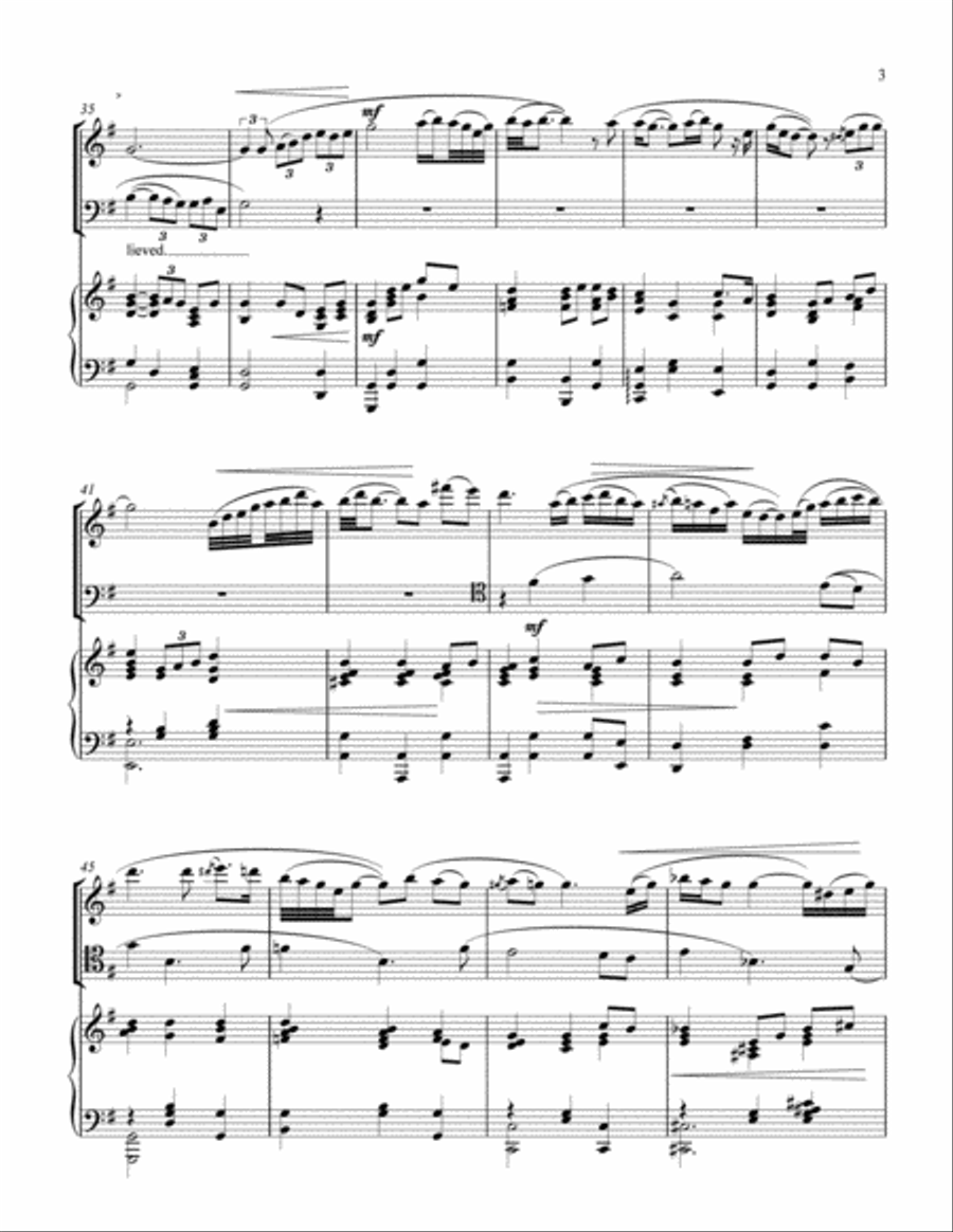 How Sweet The Sound - Hymn Arrangements for Piano Trio Piano Trio scores gallery preview page 5