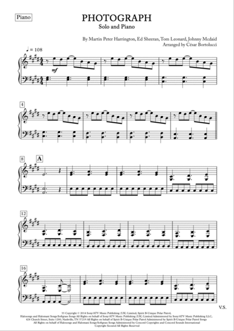 Photograph Violin Solo scores gallery preview page 4