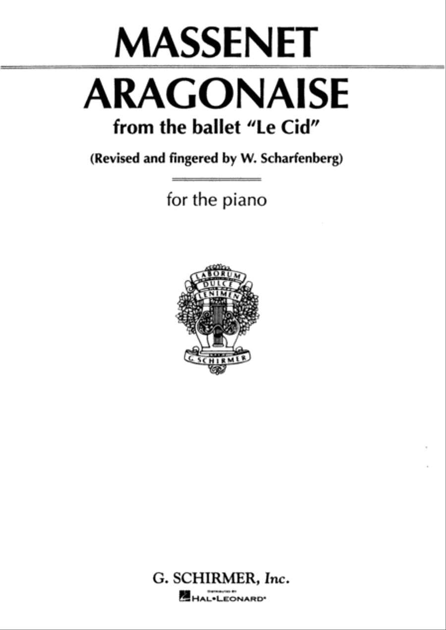 Aragonaise from Le Cid Piano Solo scores gallery preview page 1
