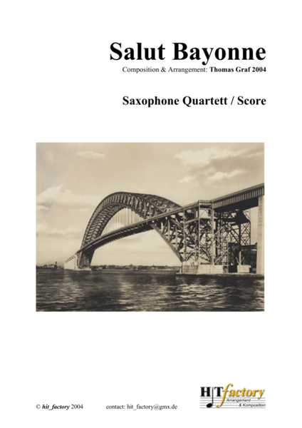 Salut Bayonne - Samba, Saxophone Quartet image number null