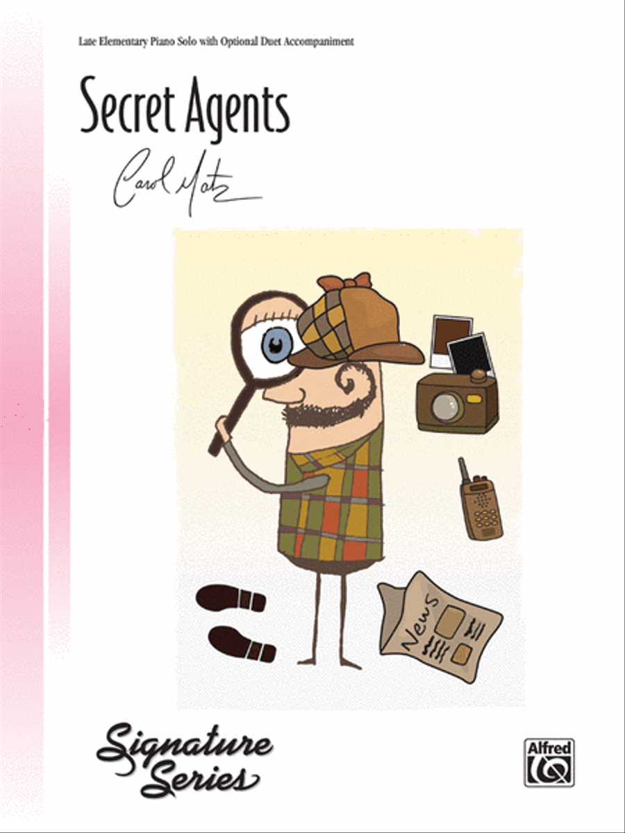 Secret Agents Easy Piano scores gallery preview page 1
