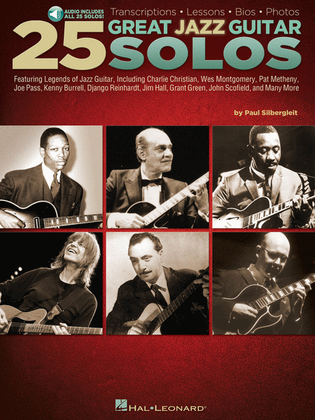 Book cover for 25 Great Jazz Guitar Solos