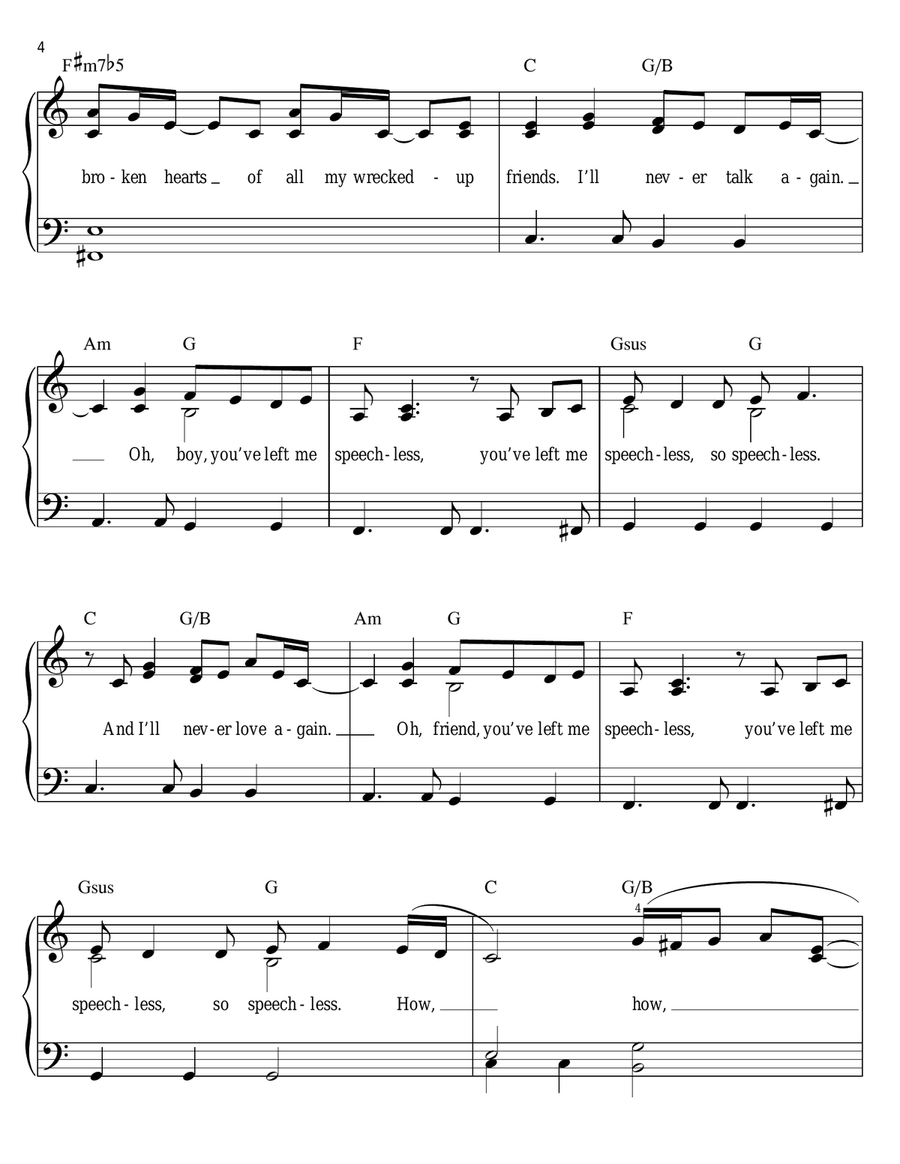 Speechless Voice scores gallery preview page 4