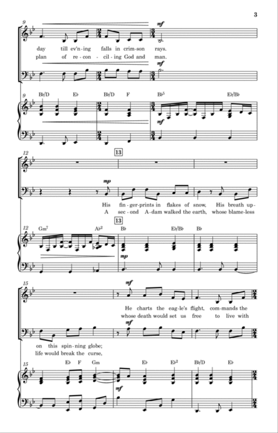Creation Sings Creation Sings 4-Part scores gallery preview page 3