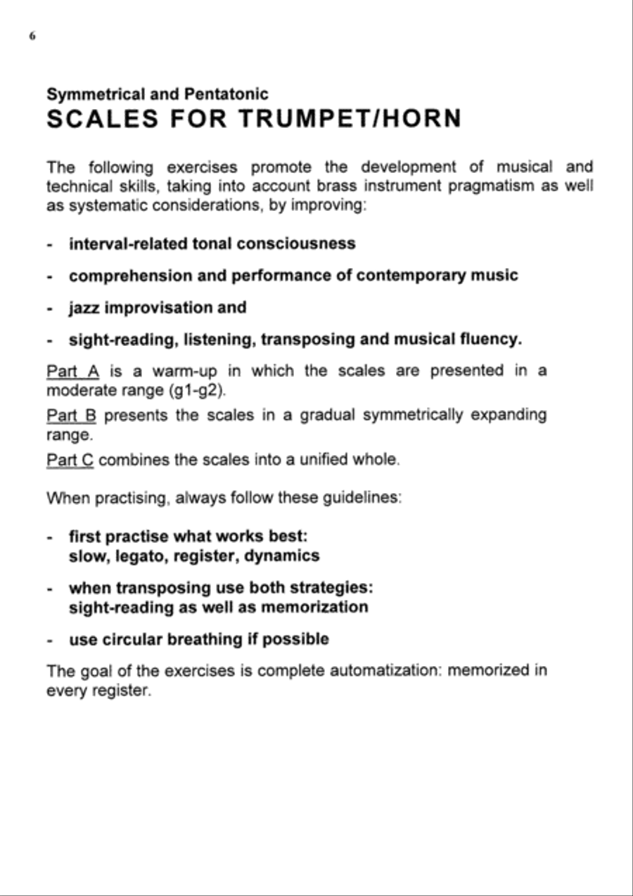 Scales / Skalen / Gammes Scales / Skalen / Gammes Horn scores gallery preview page 5