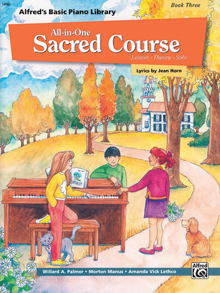 Book cover for Alfred's All-in-One Sacred Course (Book Three)