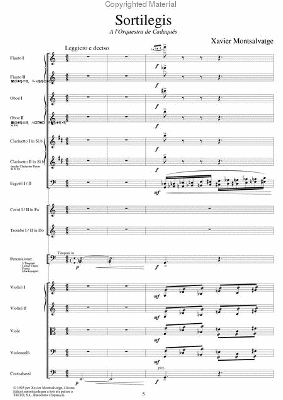 Sortilegis Sortilegis Score scores gallery preview page 2