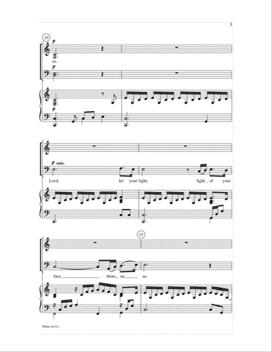 Shine on Us 4-Part scores gallery preview page 3