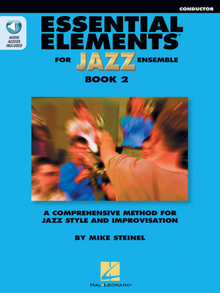 Book cover for Essential Elements for Jazz Ensemble Book 2 – Conductor