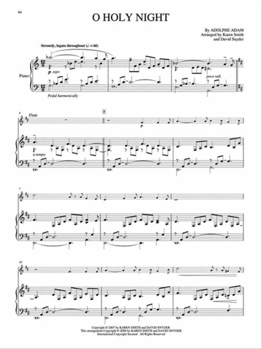 O Holy Night O Holy Night Flute Solo scores gallery preview page 10
