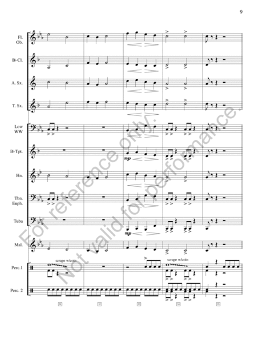 Synergetic Synergetic Concert Band scores gallery preview page 10