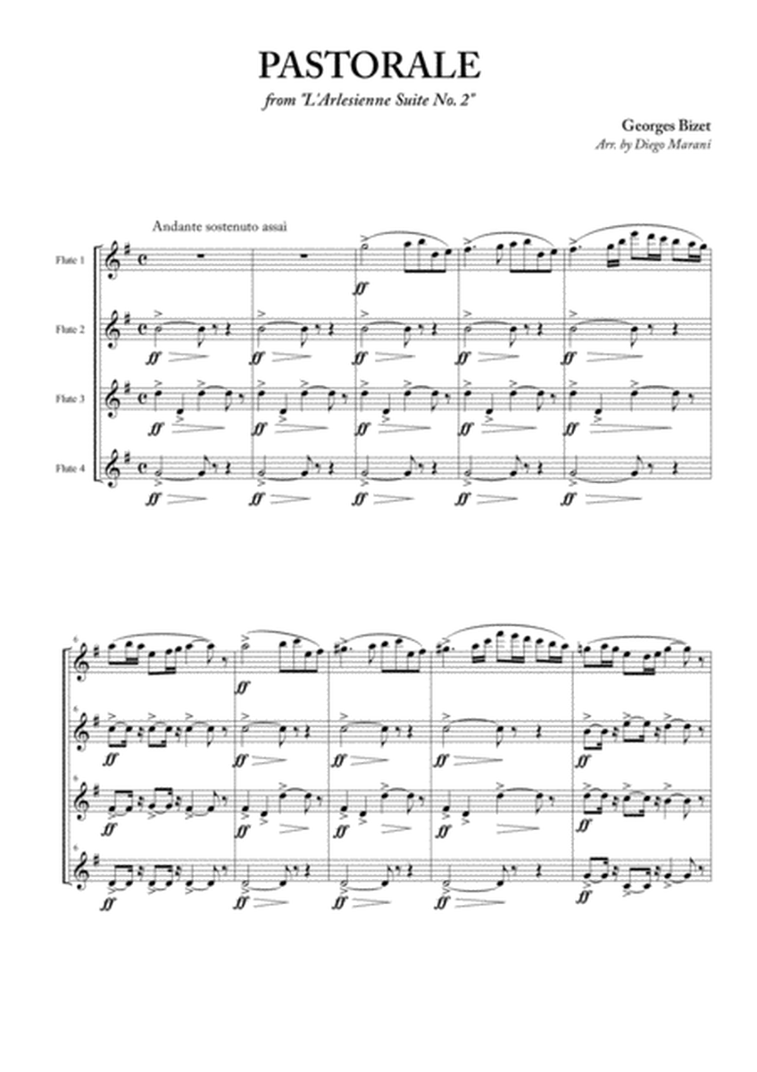 Pastorale from "L'Arlesienne Suite No. 2" for Flute Quartet image number null