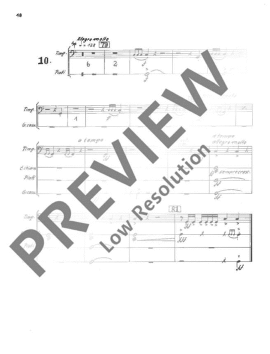Carmina Burana Choir scores gallery preview page 21