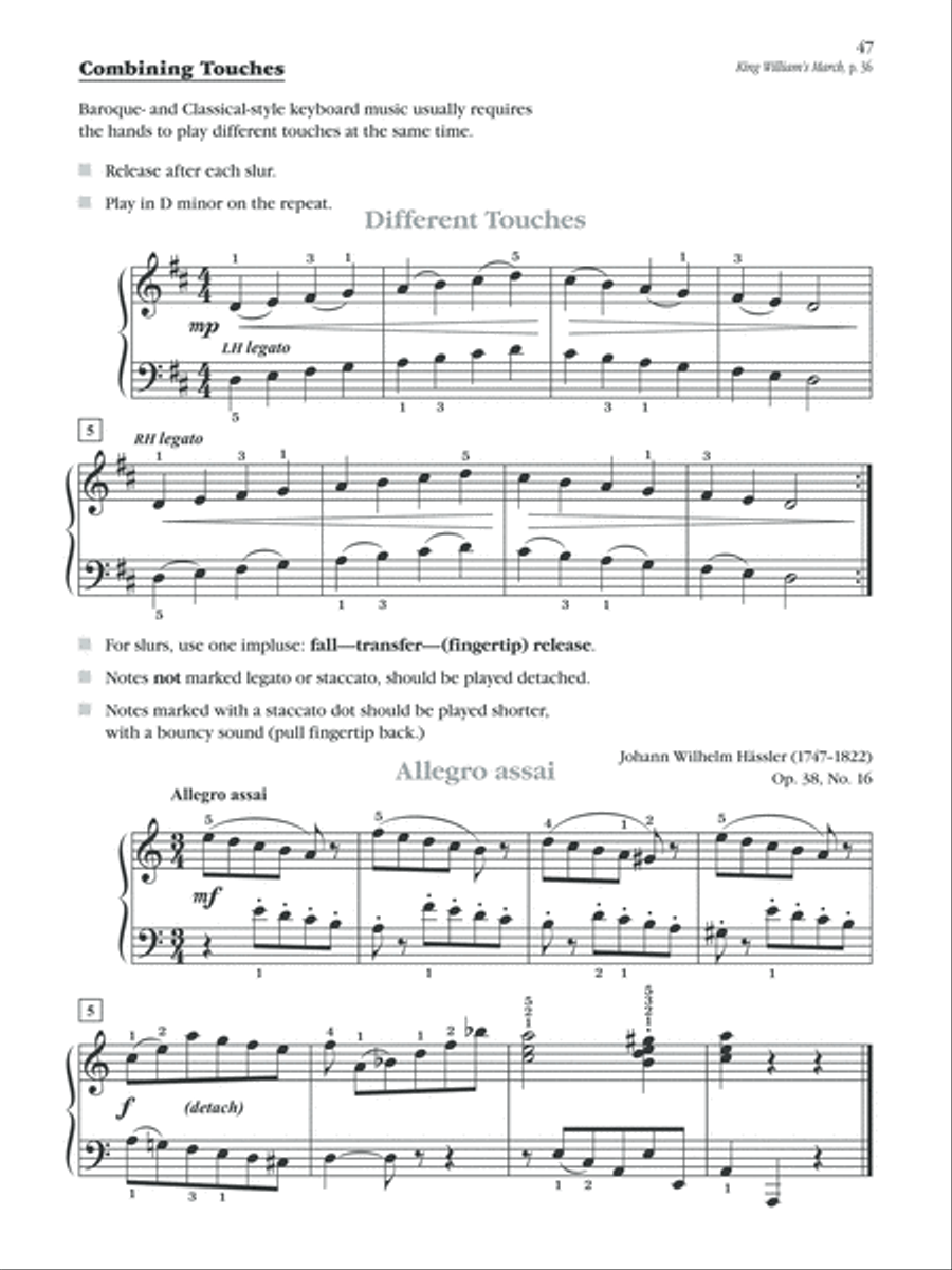 Exploring Piano Classics Technique, Book 2 Piano Method scores gallery preview page 6