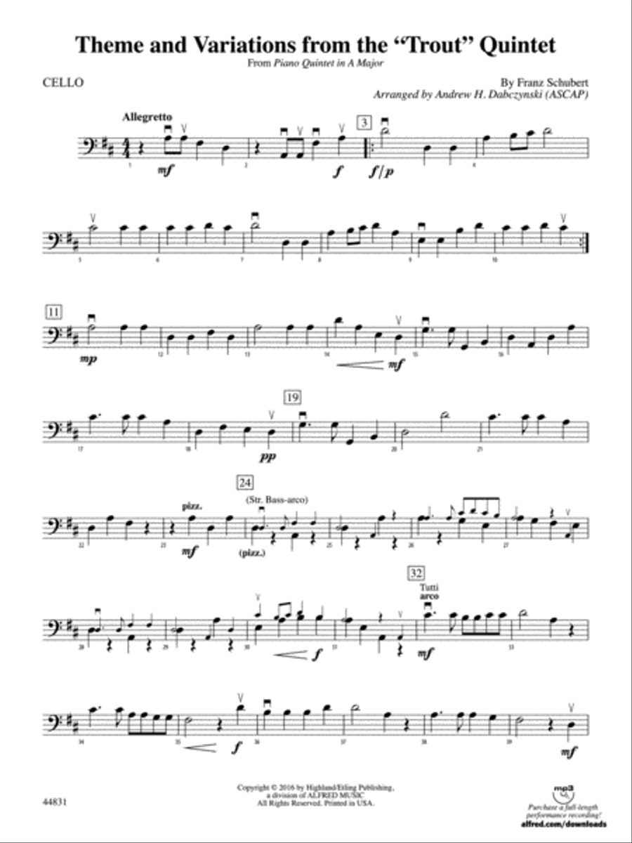 Theme and Variations from the 